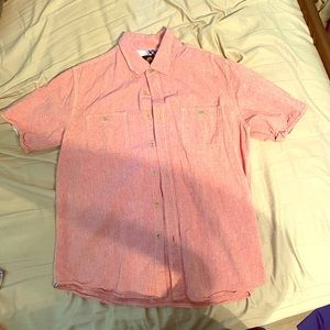 Pink button up shirt